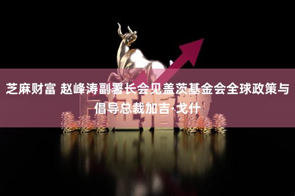 芝麻财富 赵峰涛副署长会见盖茨基金会全球政策与倡导总裁加吉·戈什